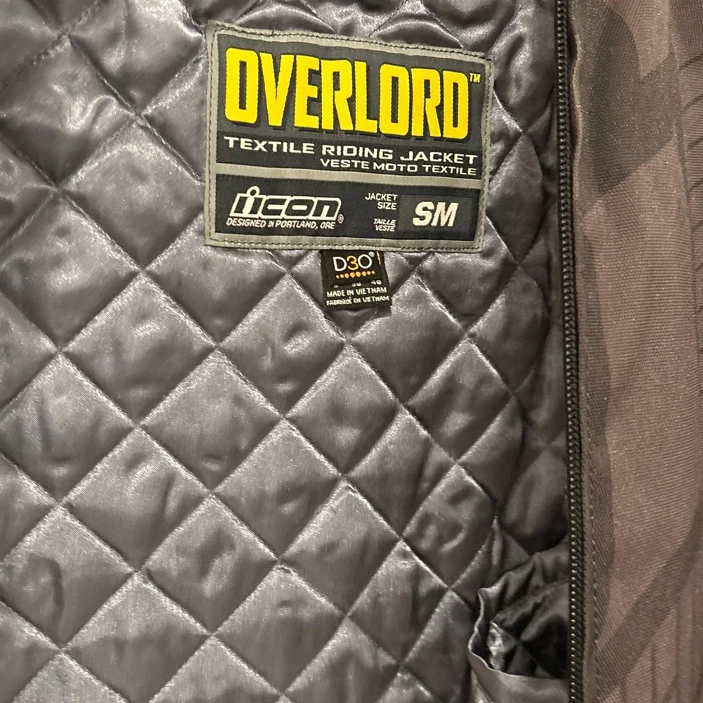 ICON Overlord Textile Riding Jacket - Gray - Picture 2 of 4